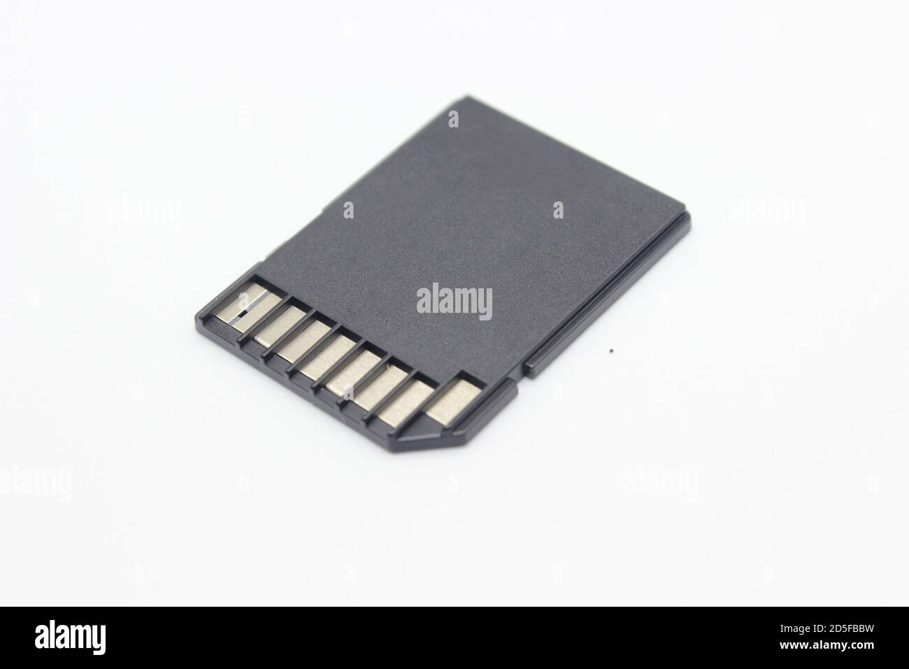 Image de la carte mémoire sur fond blanc Banque D'Images