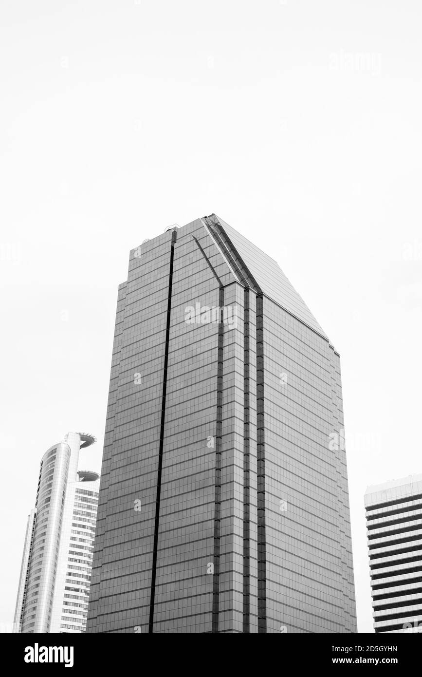 Low Angle View of grand bâtiment de l'entreprise Banque D'Images