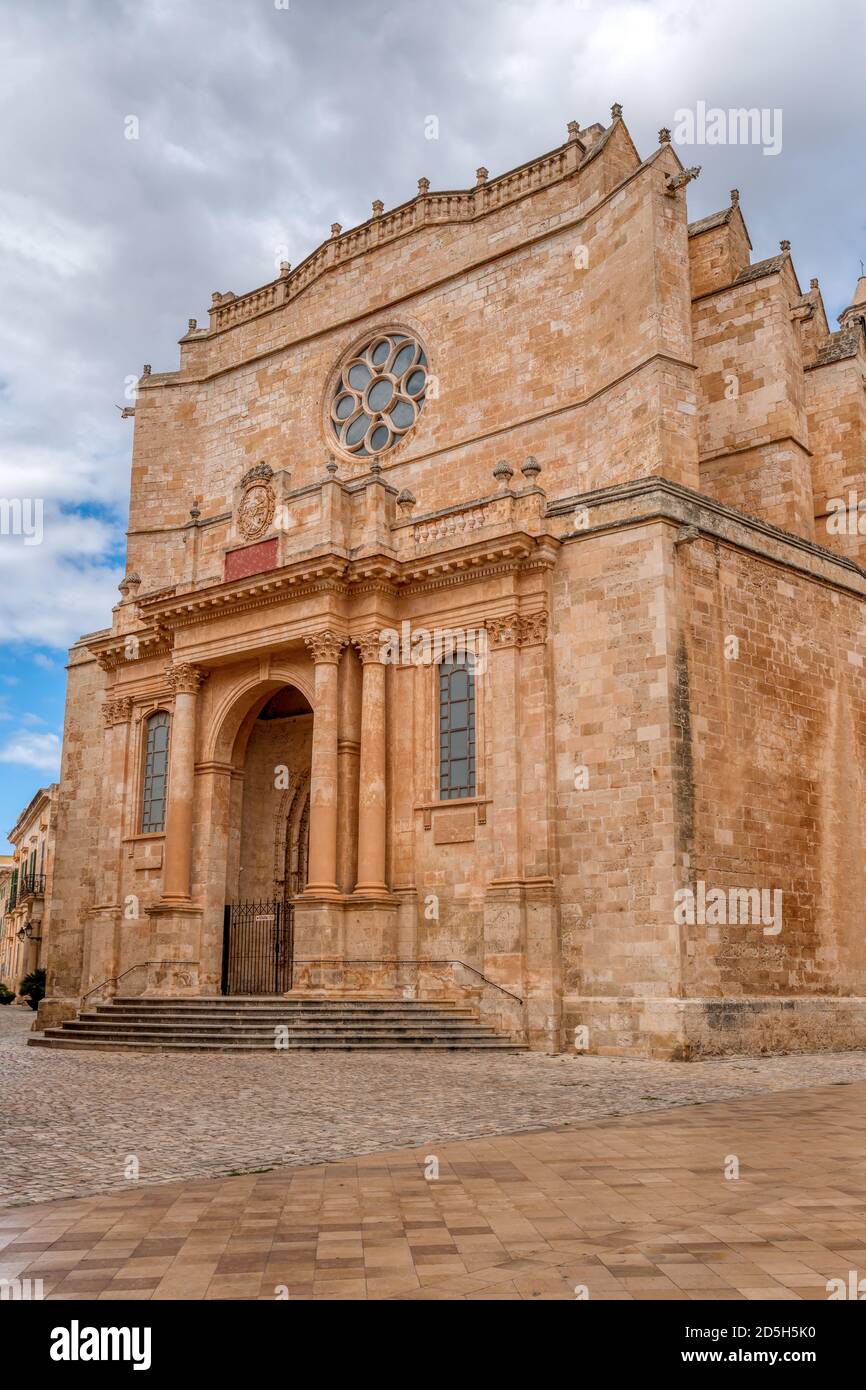 Vieille cathédrale de Santa Maria à Ciutadella - Minorque, Espagne Banque D'Images