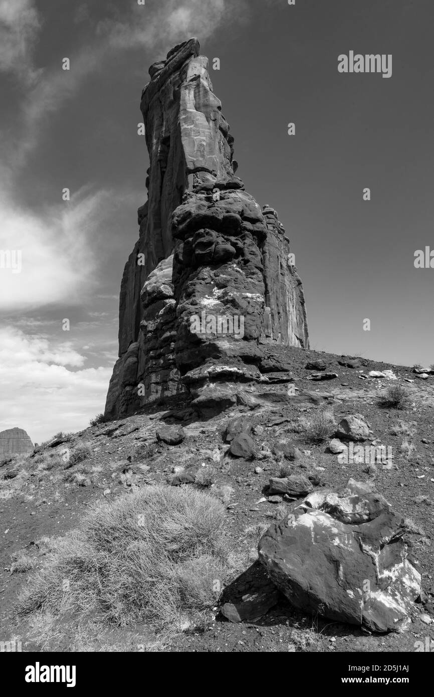 Parc national Arches en octobre soleil Banque D'Images