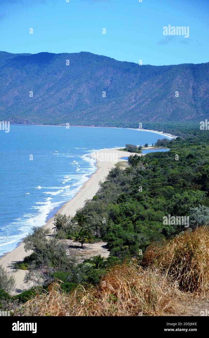 Vue sur la côte près de Port Douglas Queensland Australie Banque D'Images