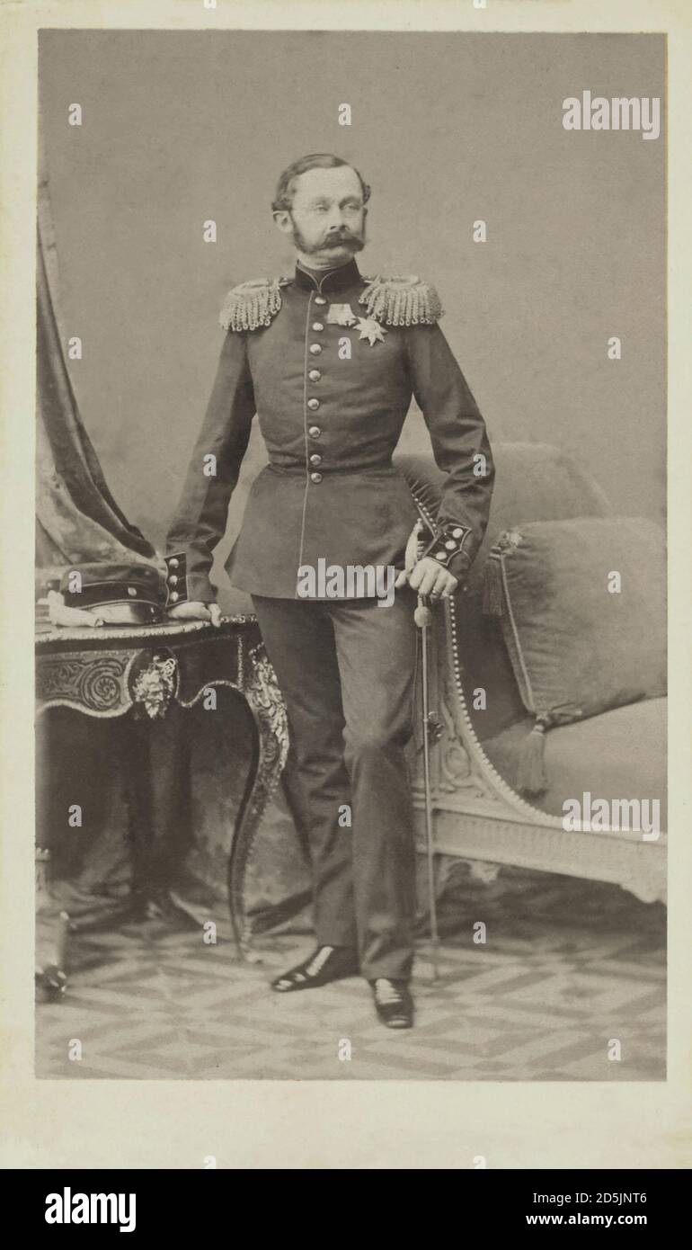 Adolphe, Grand-duc de Luxembourg Adolphe (Adolf Wilhelm August Karl Friedrich; 1817 – 1905) est le dernier duc souverain de Nassau, régnant à partir de 20 A. Banque D'Images