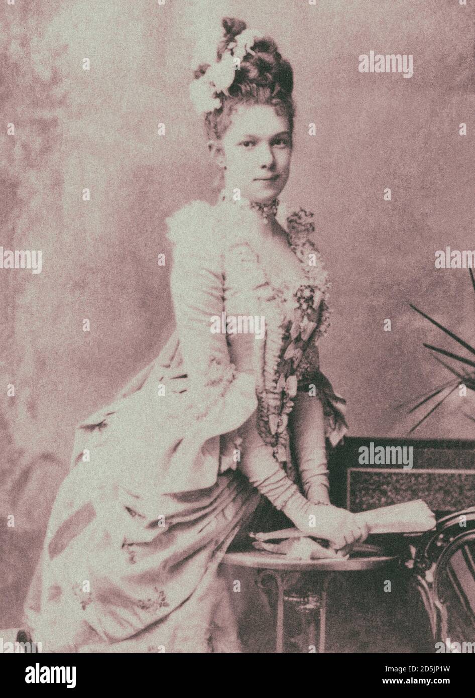 Archiduchesse Marie Valerie d'Autriche (1868 – 1924) était la troisième fille et le quatrième et dernier enfant de Franz Joseph Ier d'Autriche et Elisabeth de Bava Banque D'Images