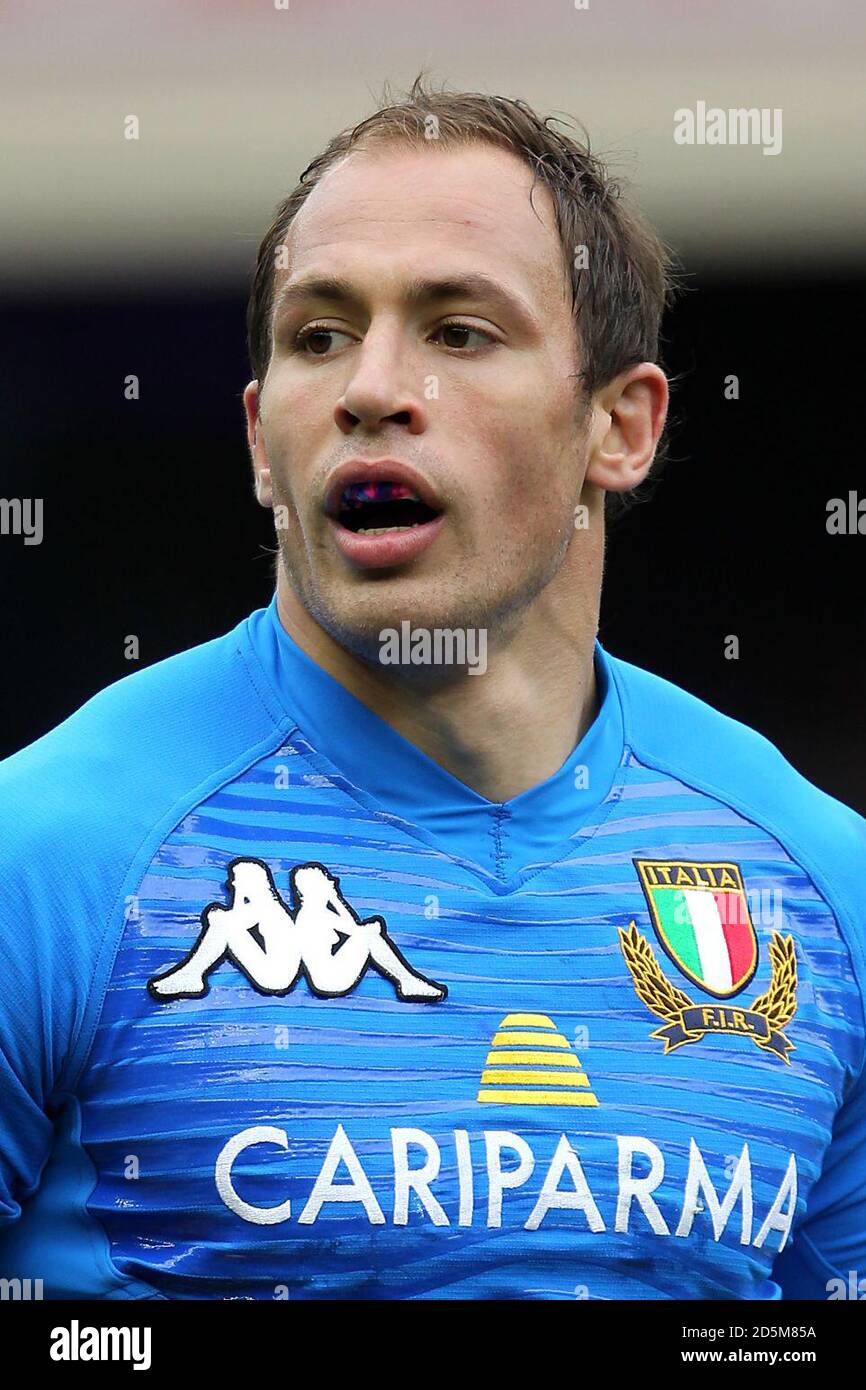 Sergio Parisse, Italie Banque D'Images