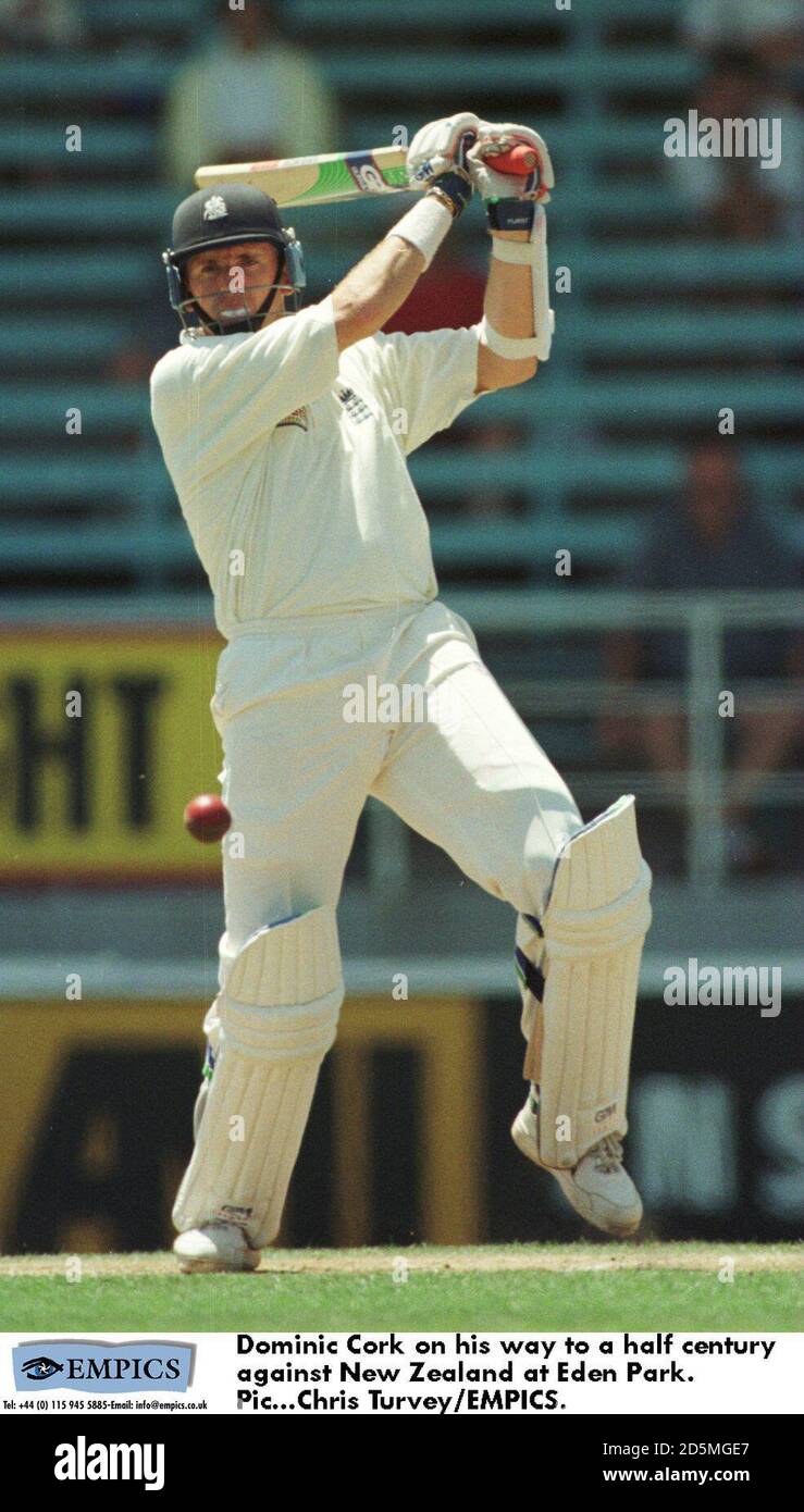 Dominic Cork - Angleterre et Derbyshire Banque D'Images