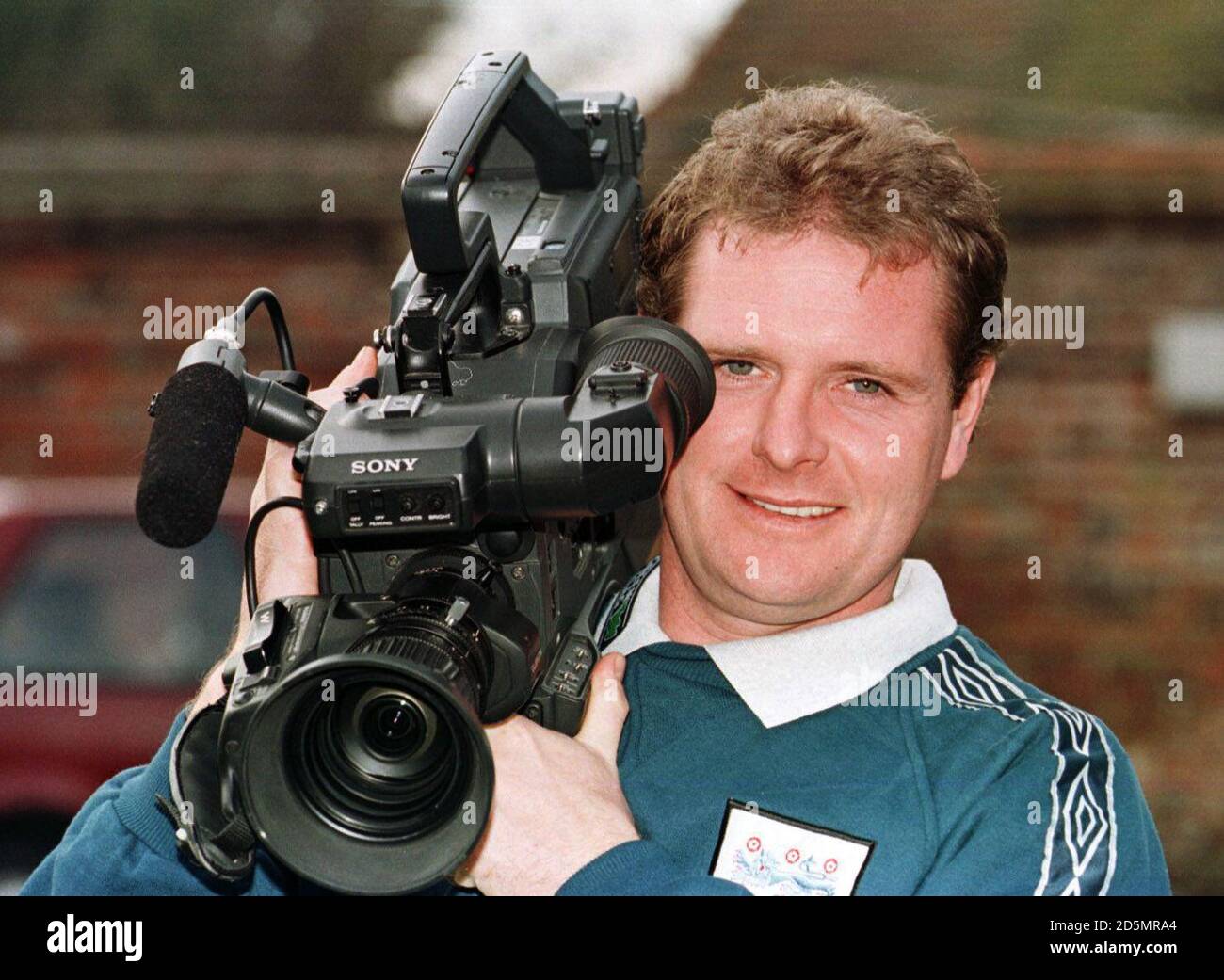Angleterre Paul Gascoigne photographie Angleterre signée à la