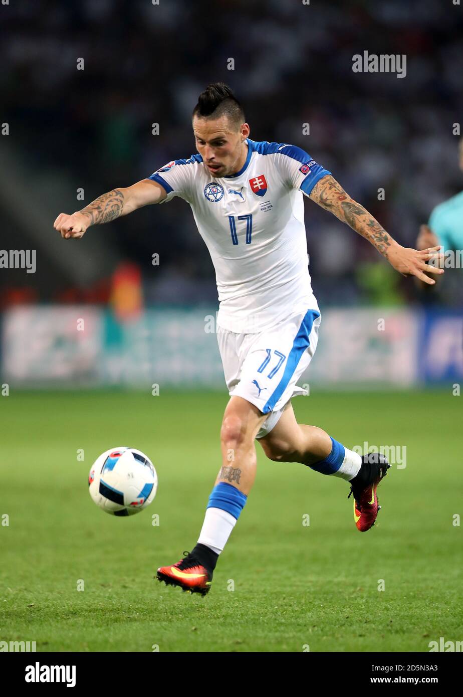 Marek Hamsik en action en Slovaquie Banque D'Images