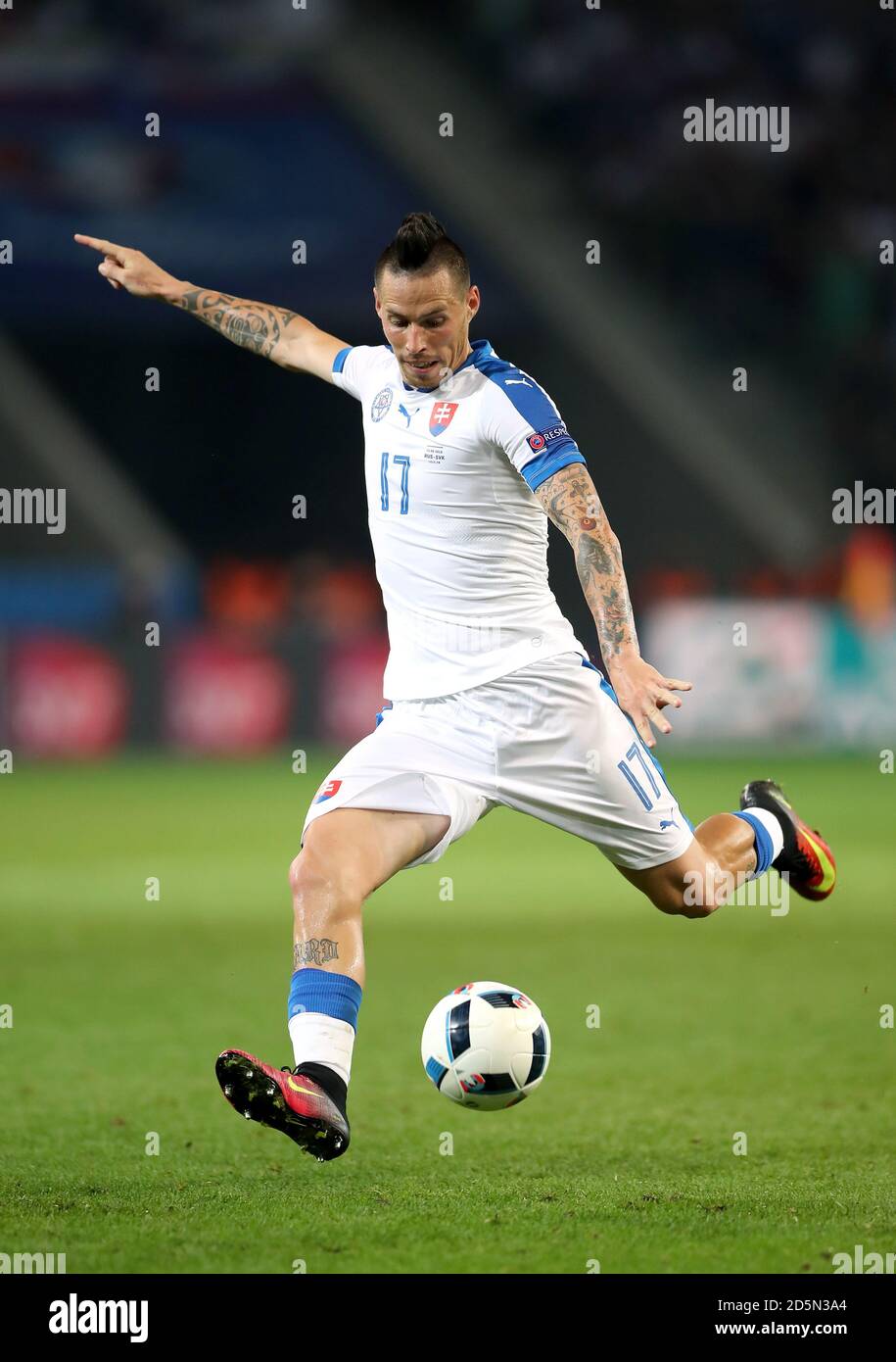 Marek Hamsik en action en Slovaquie Banque D'Images