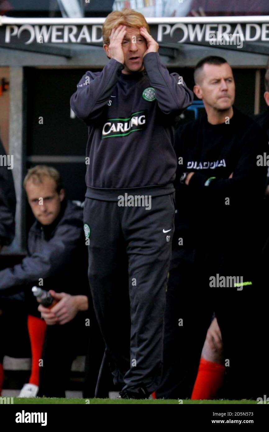 Gordon Strachan , Celtic Banque D'Images