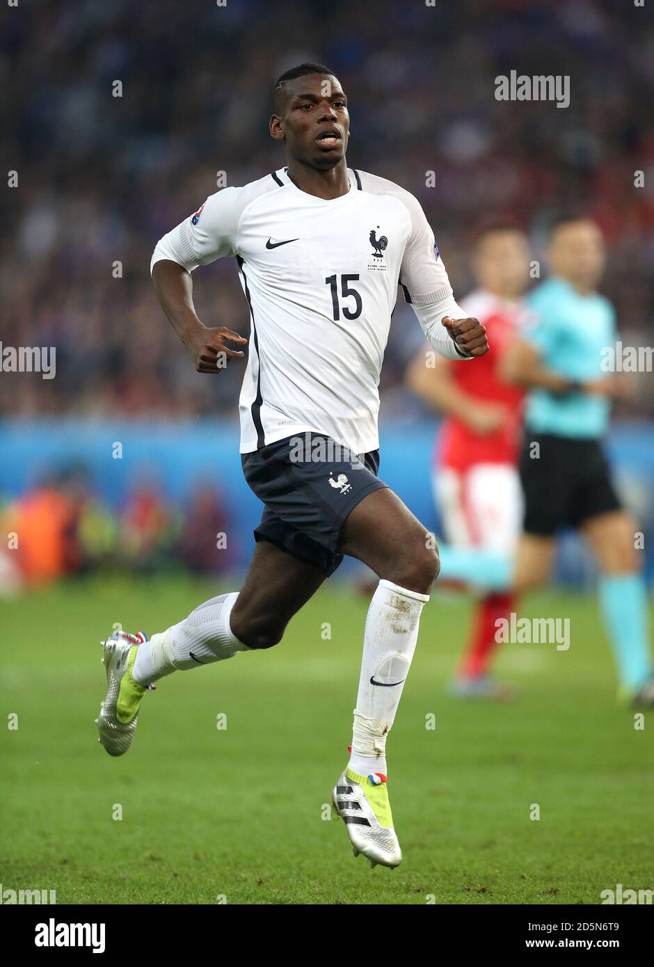 Paul Pogba en France Banque D'Images