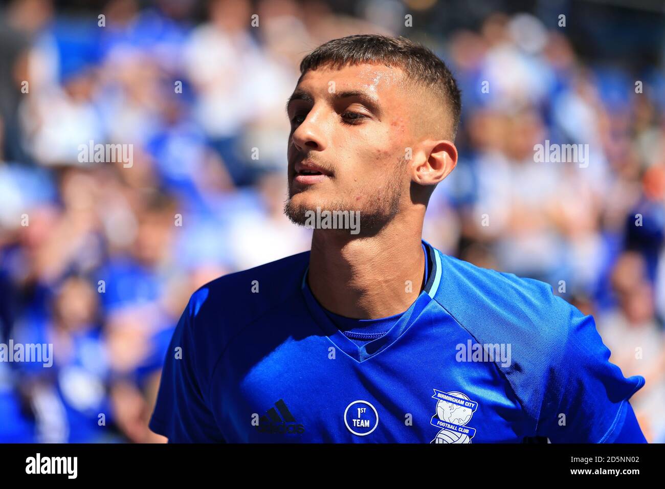 Jack Storer de Birmingham City pendant l'échauffement Banque D'Images