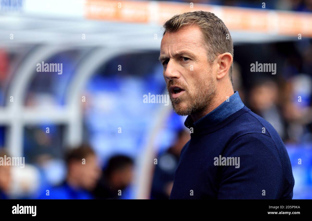 Birmingham City manager Gary Rowett Banque D'Images