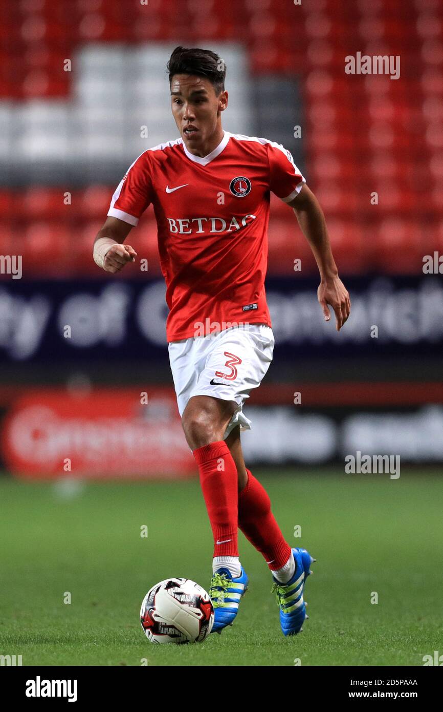 Adam Chicksen de Charlton Athletic Banque D'Images