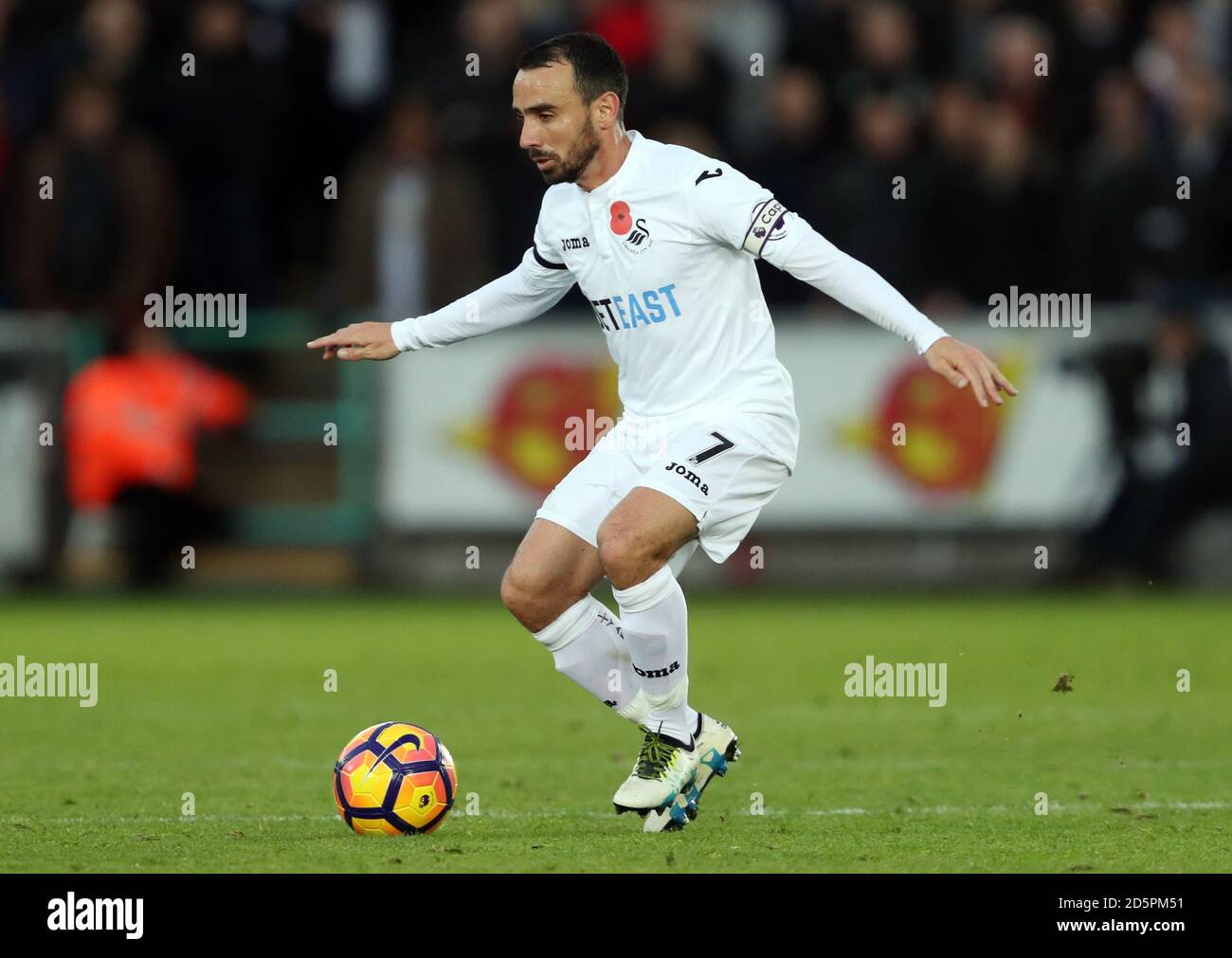 Leon Britton de Swansea City Banque D'Images