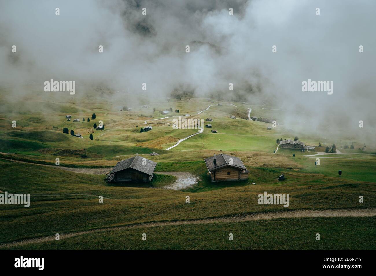 Paysage de montagne en Italie Banque D'Images