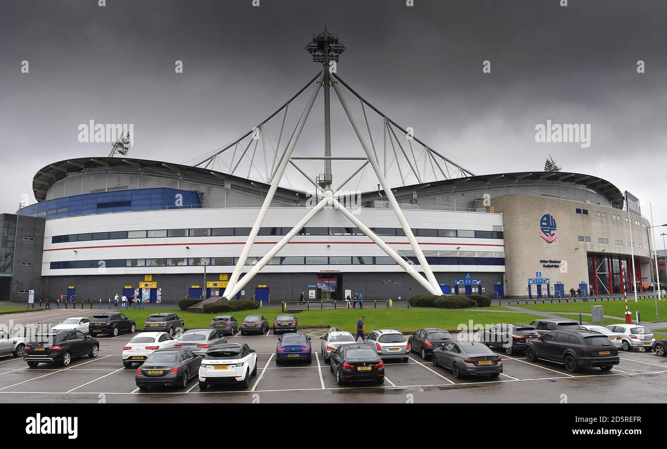 Une vue générale du stade Macron Banque D'Images