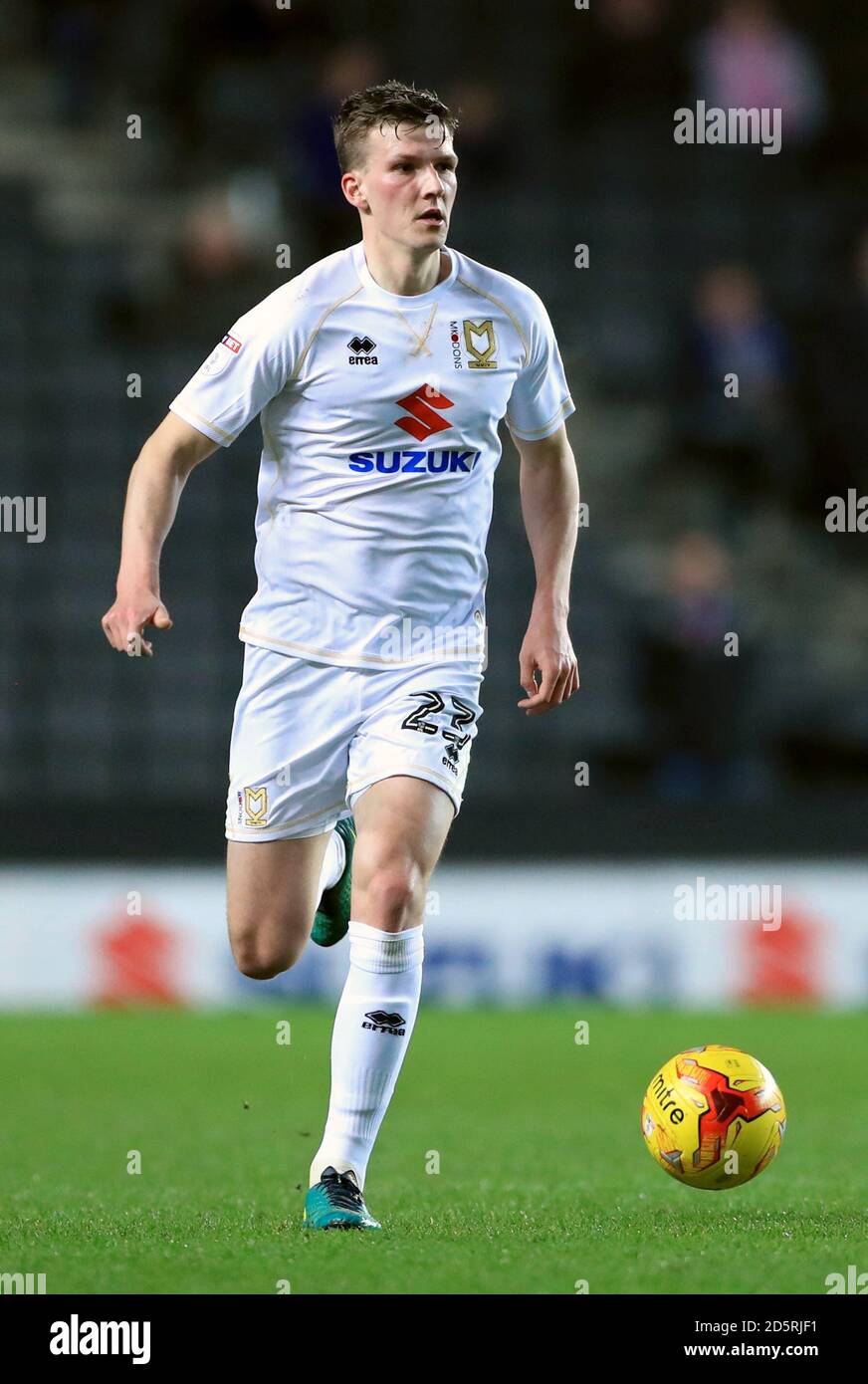 Paul Downing de MK Dons Banque D'Images