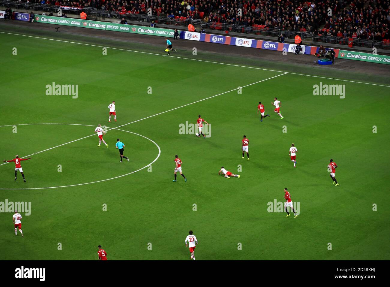 Vue générale du stade Wembley pendant la coupe EFL Finale Banque D'Images