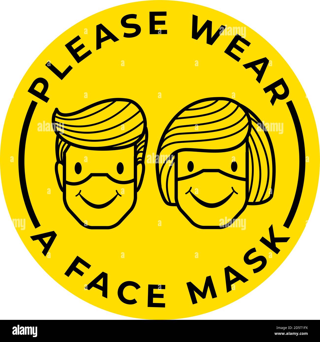 Veuillez porter un masque chirurgical, médical ou anti-poussière. Veuillez porter un masque chirurgical, médical ou anti-poussière. Vecteur Illustration de Vecteur