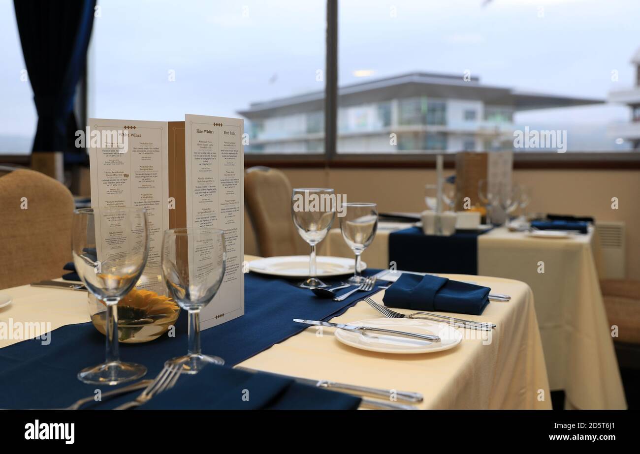 Vue générale du restaurant Festival Jeudi de St Patrick Banque D'Images