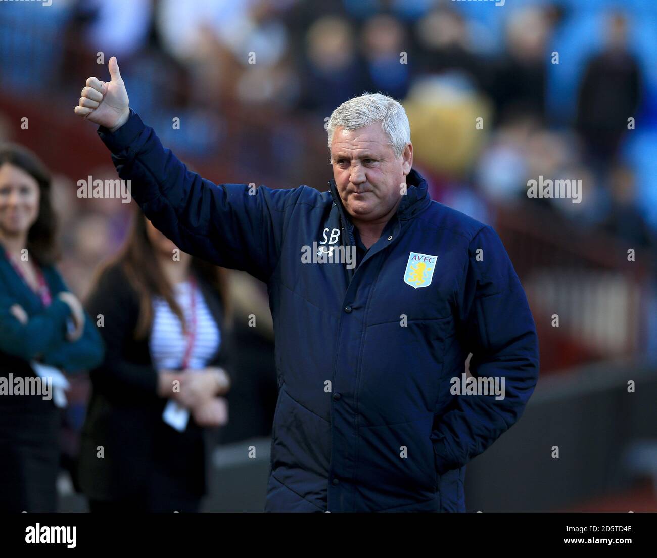 Aston Villa manager Steve Bruce Banque D'Images
