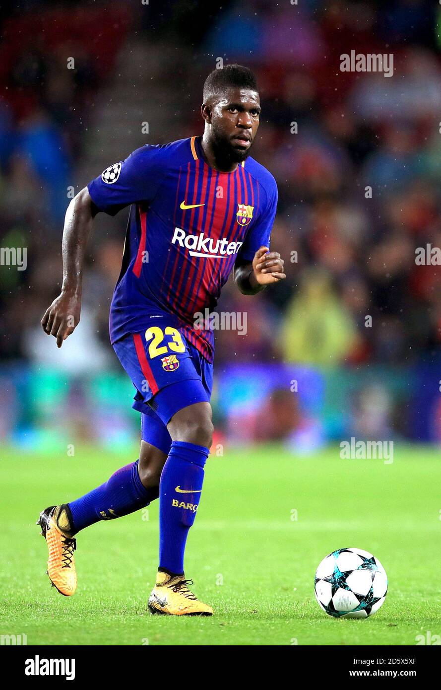 Samuel Umtiti, Barcelone Banque D'Images