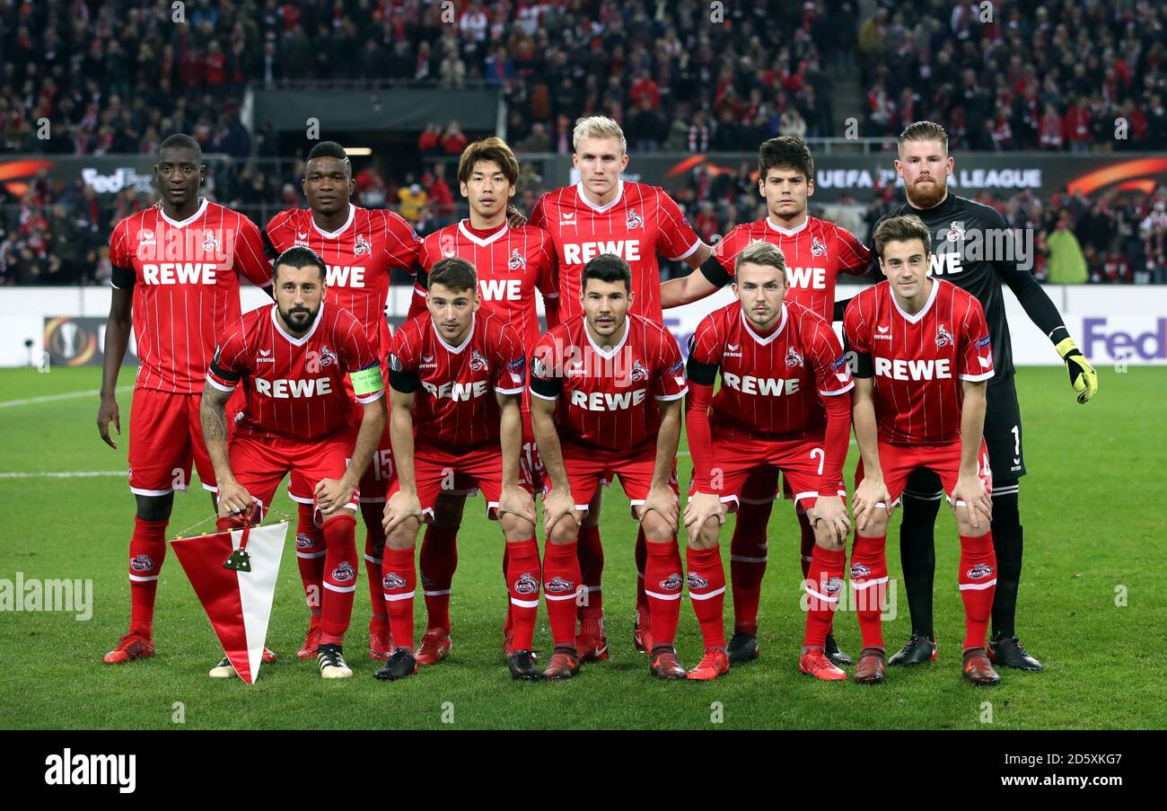 Une photo de groupe de FC Koln Banque D'Images
