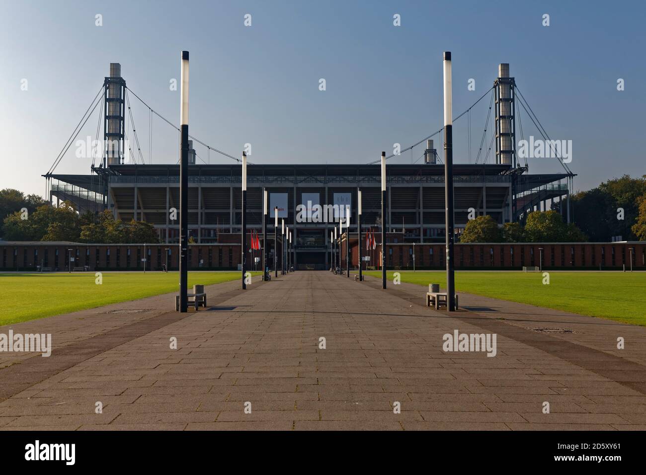 Allemagne, Cologne, vue sur le stade Rhein Energie Banque D'Images