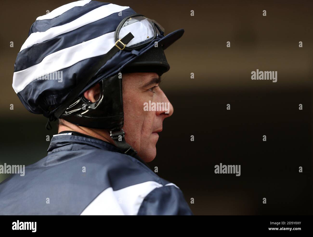 Jockey Davy Russell pendant le deuxième jour de la réunion internationale À l'hippodrome de Cheltenham Banque D'Images