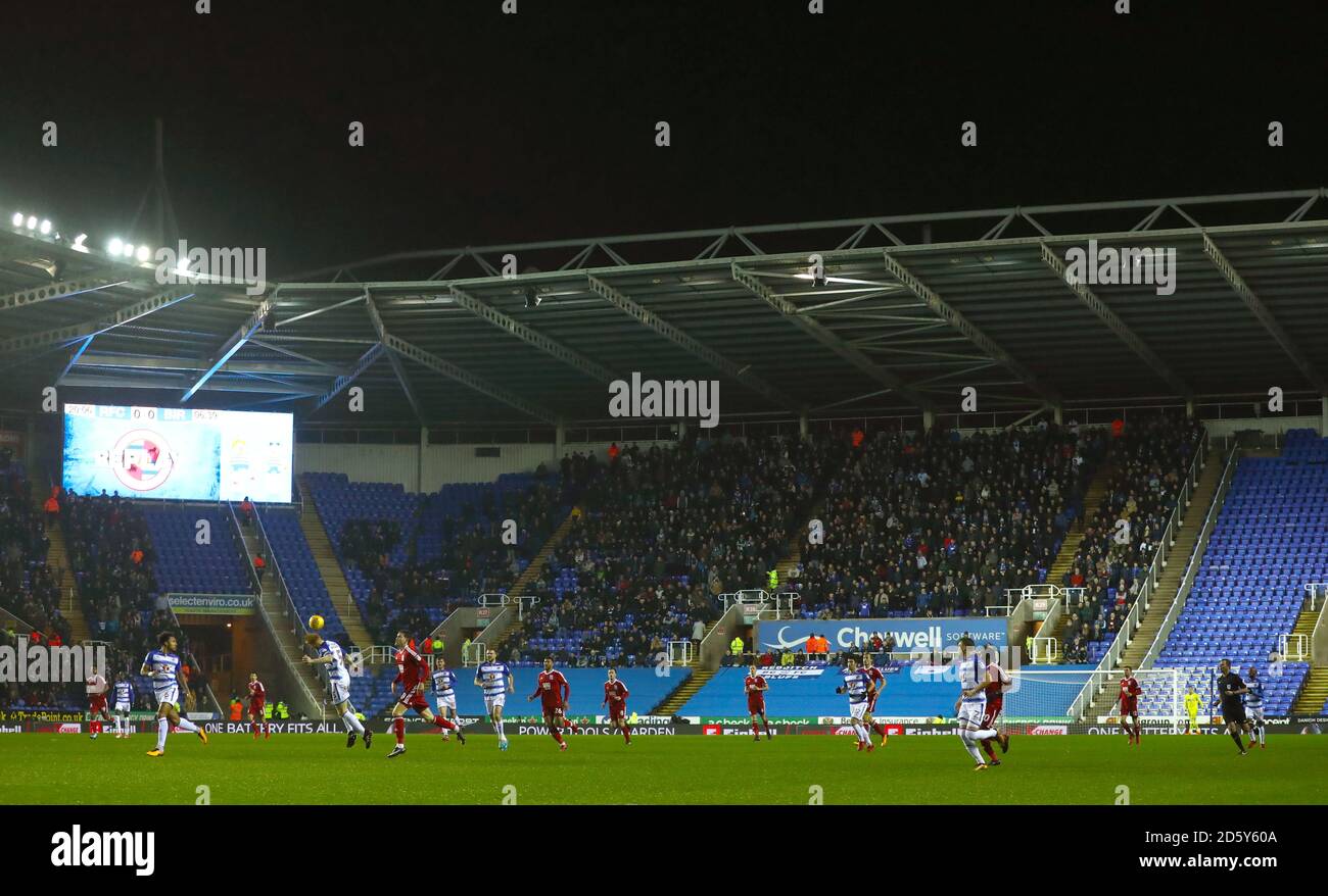 Vue générale des fans de Birmingham dans les stands Banque D'Images