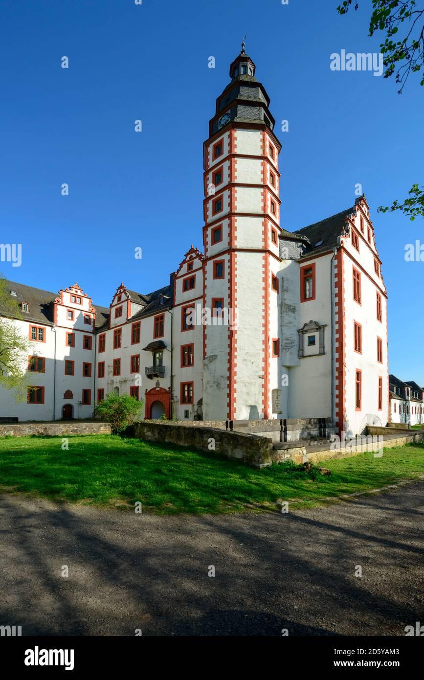 Allemagne, Hesse, château de la Renaissance Hadamar Banque D'Images