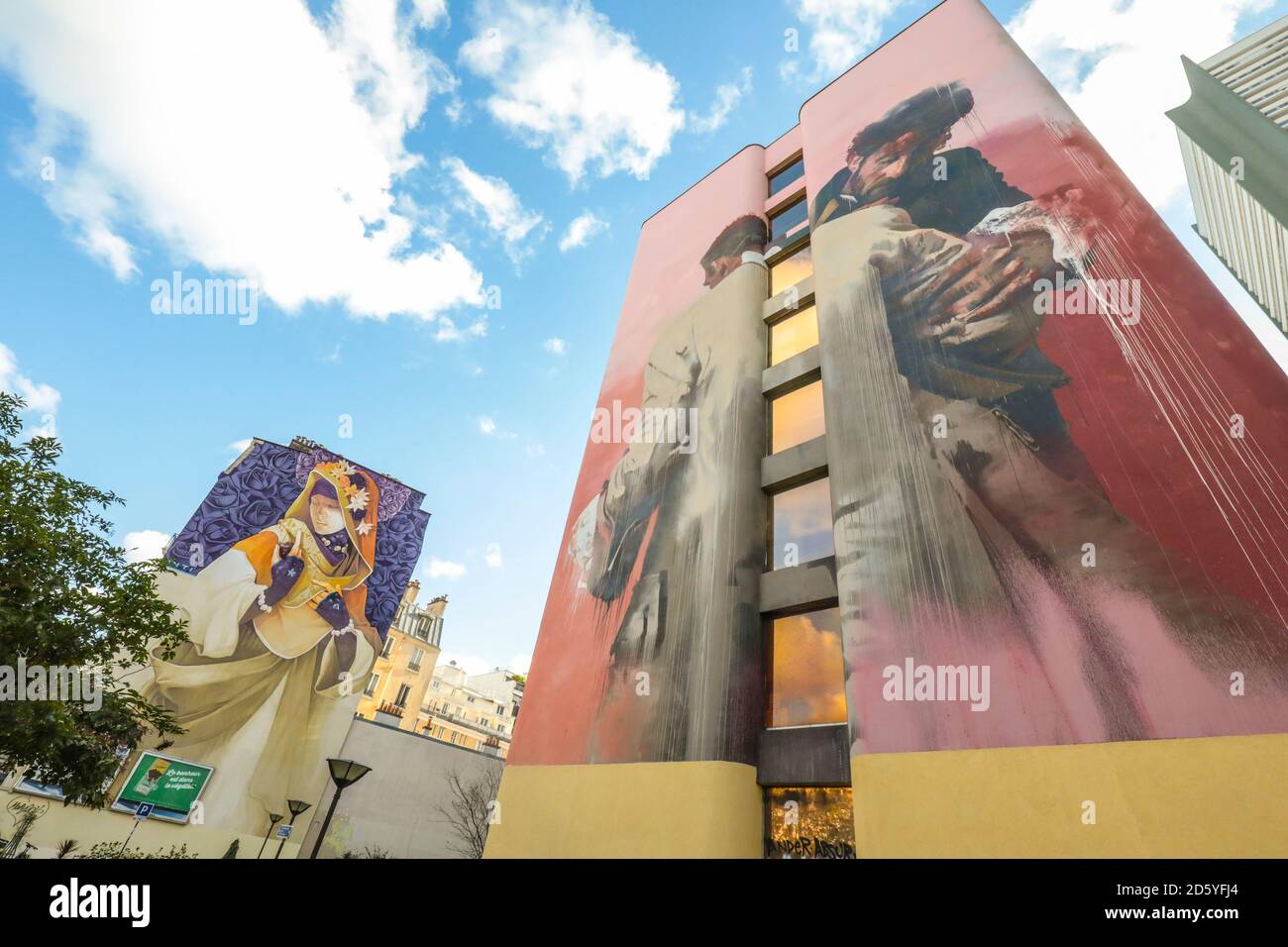 ART URBAIN PARIS 13 LE ROYAUME DES ARTS DE LA RUE Banque D'Images