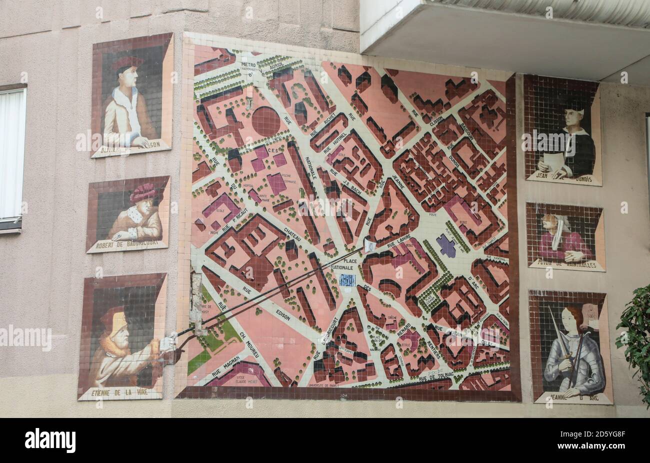 ART URBAIN PARIS 13 LE ROYAUME DES ARTS DE LA RUE Banque D'Images