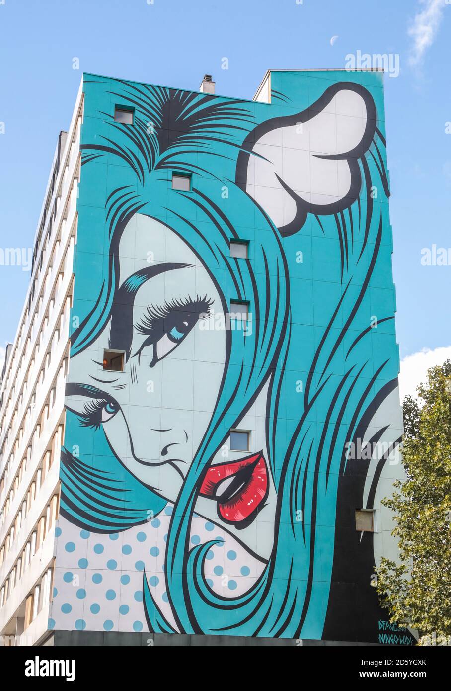 ART URBAIN PARIS 13 LE ROYAUME DES ARTS DE LA RUE Banque D'Images