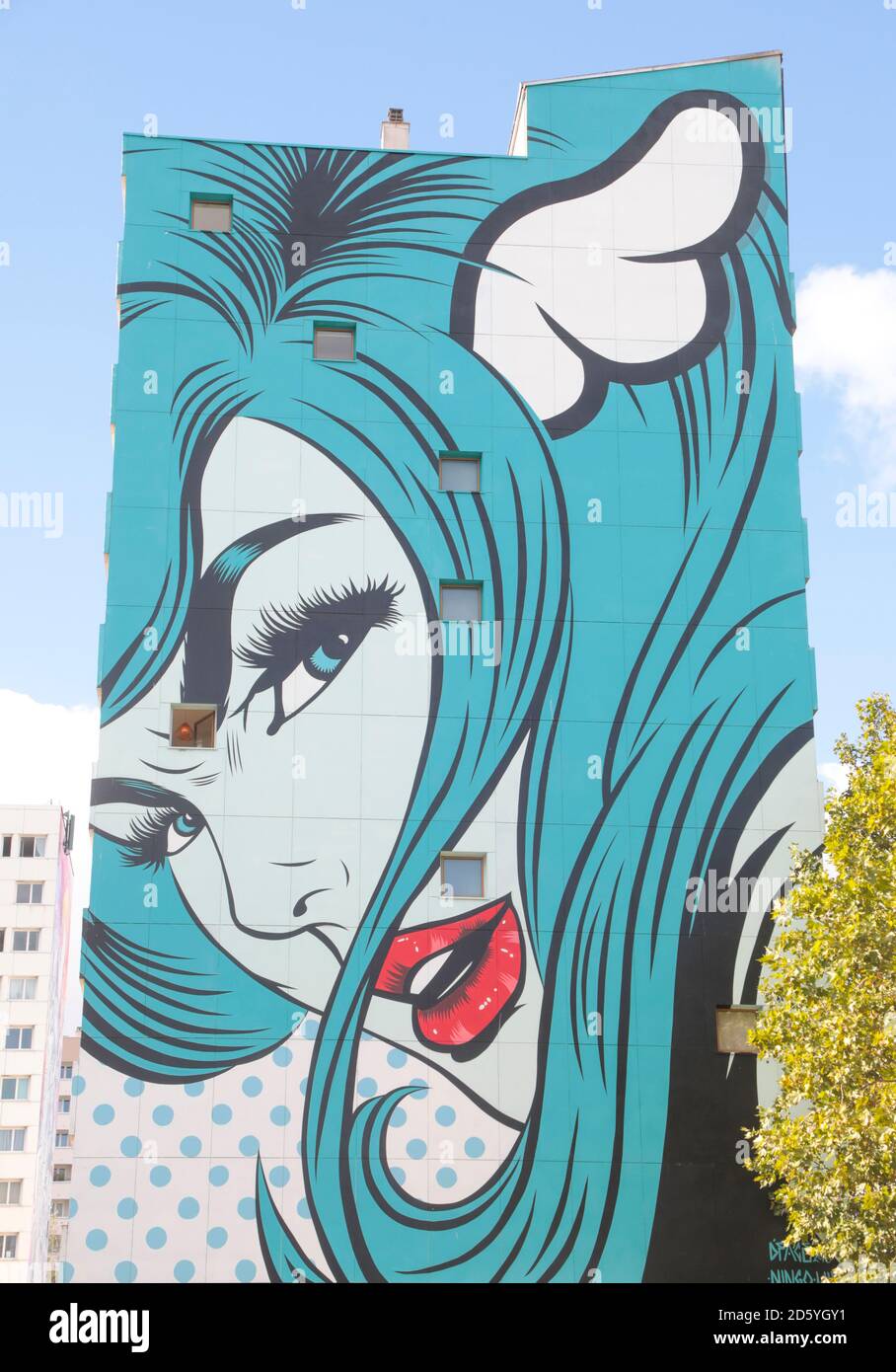 ART URBAIN PARIS 13 LE ROYAUME DES ARTS DE LA RUE Banque D'Images