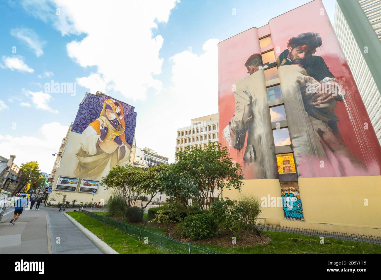 ART URBAIN PARIS 13 LE ROYAUME DES ARTS DE LA RUE Banque D'Images