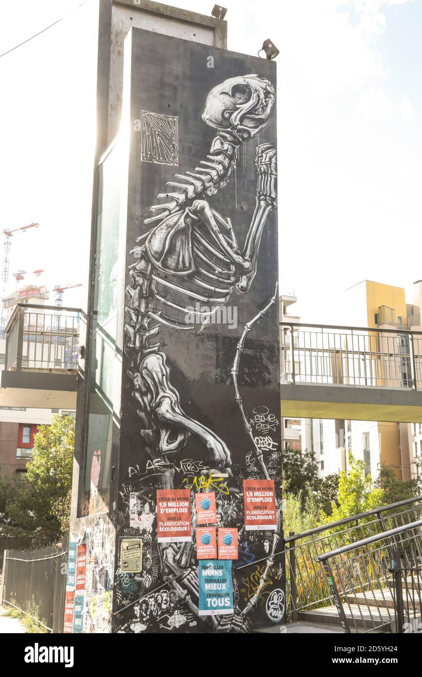 ART URBAIN PARIS 13 LE ROYAUME DES ARTS DE LA RUE Banque D'Images