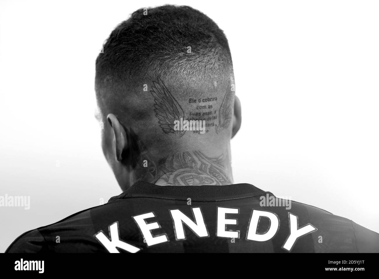 Une vue générale des tatouages de Kennedy de Newcastle (image convertie en noir et blanc) Banque D'Images