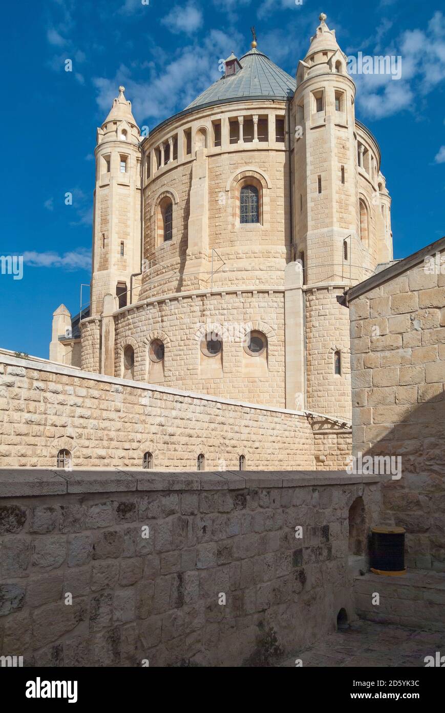 Israël, Jérusalem, Basilique de l'abbaye de Dormition sur le mont Sion Banque D'Images