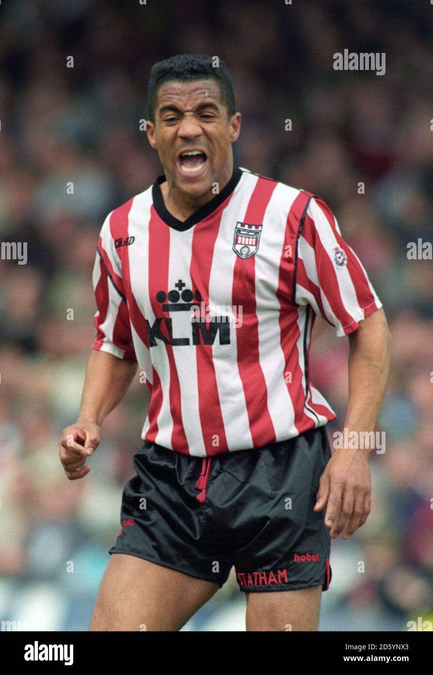 Brian Statham, Brentford FC. Banque D'Images
