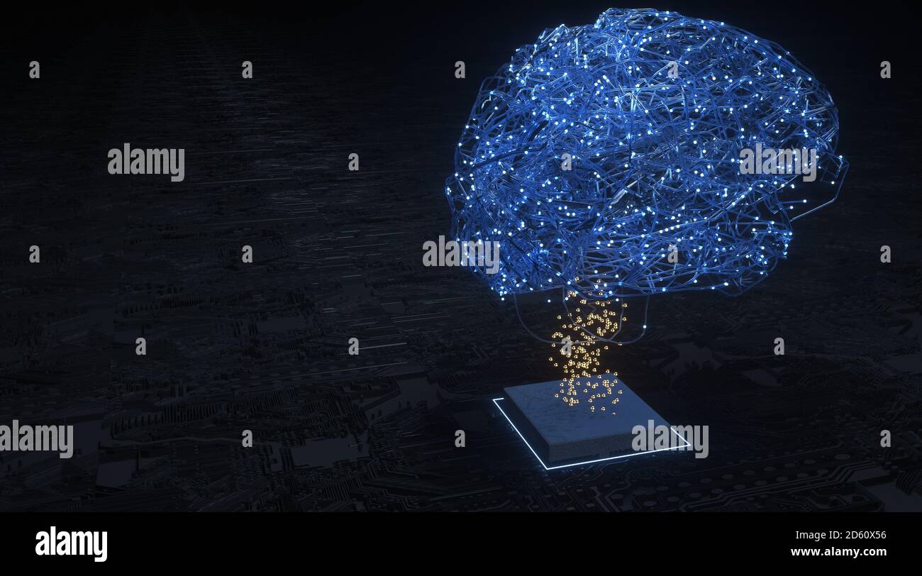 Technologie d'intelligence artificielle Banque D'Images