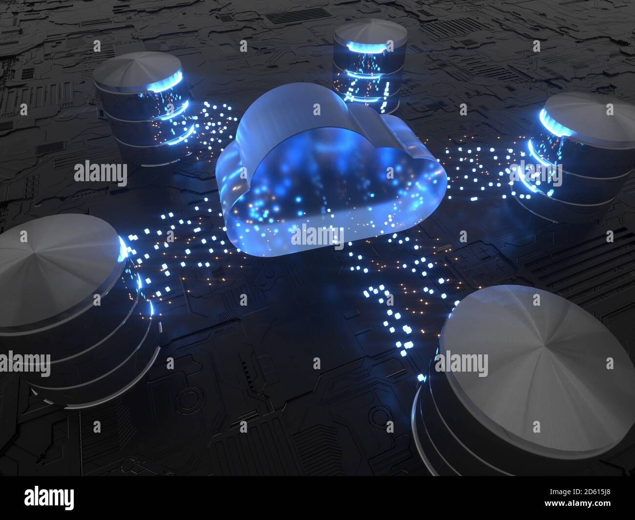 Technologie de Cloud Computing Banque D'Images