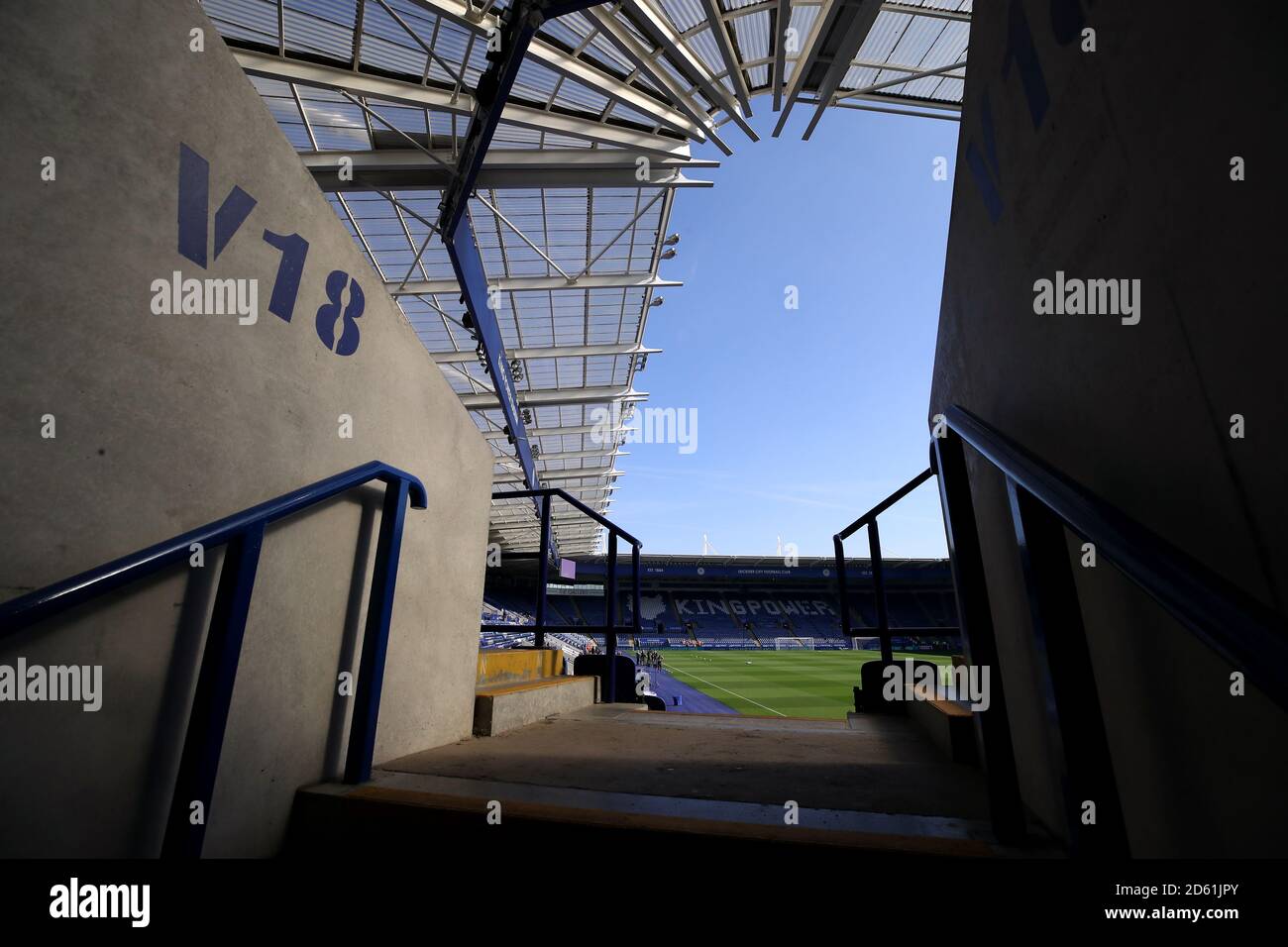 Vue générale du King Power Stadium Banque D'Images