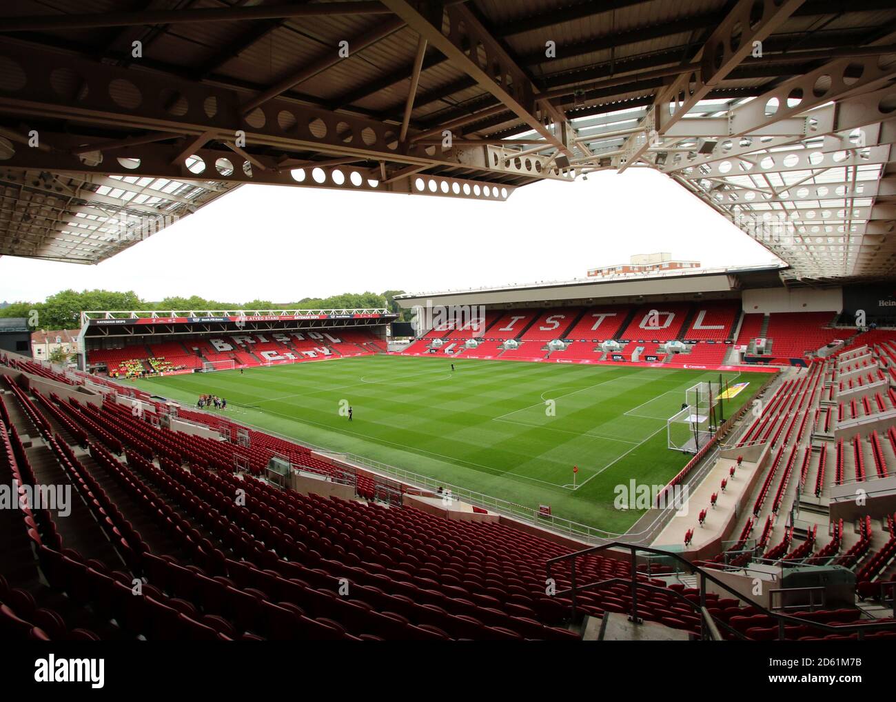 Vue générale sur le stade Ashton Gate Banque D'Images
