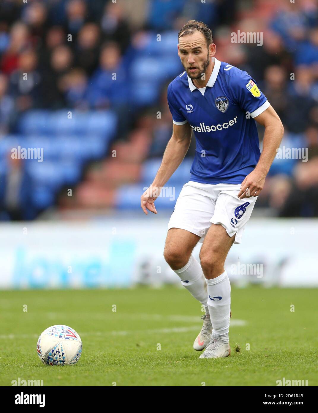 DaN Gardner d'Oldham Athletic Banque D'Images
