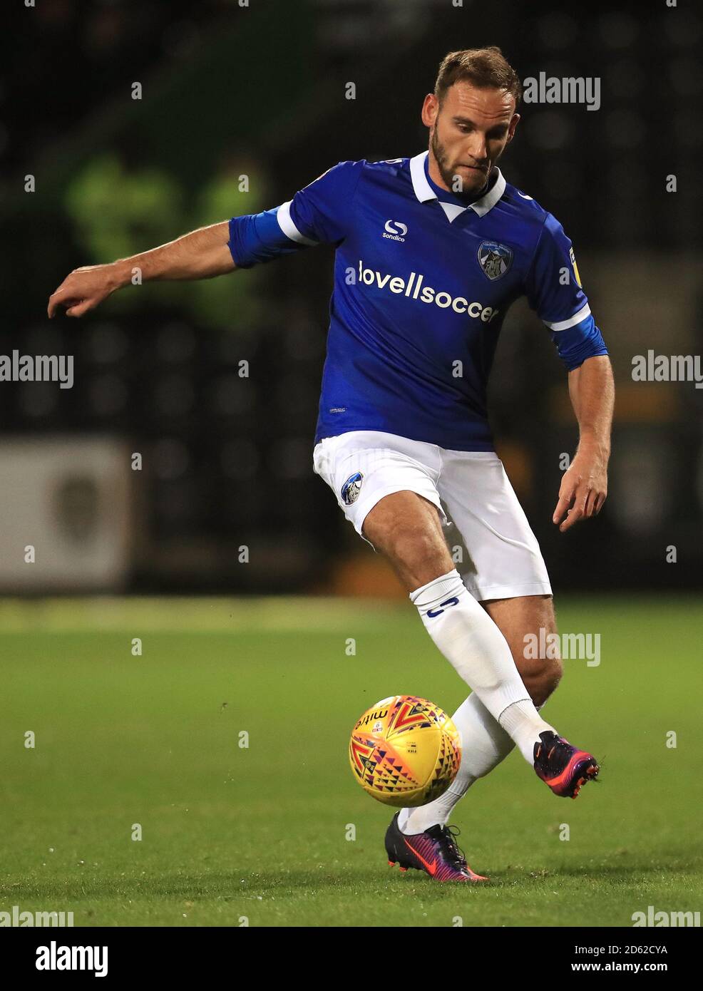 DaN Gardner d'Oldham Athletic Banque D'Images