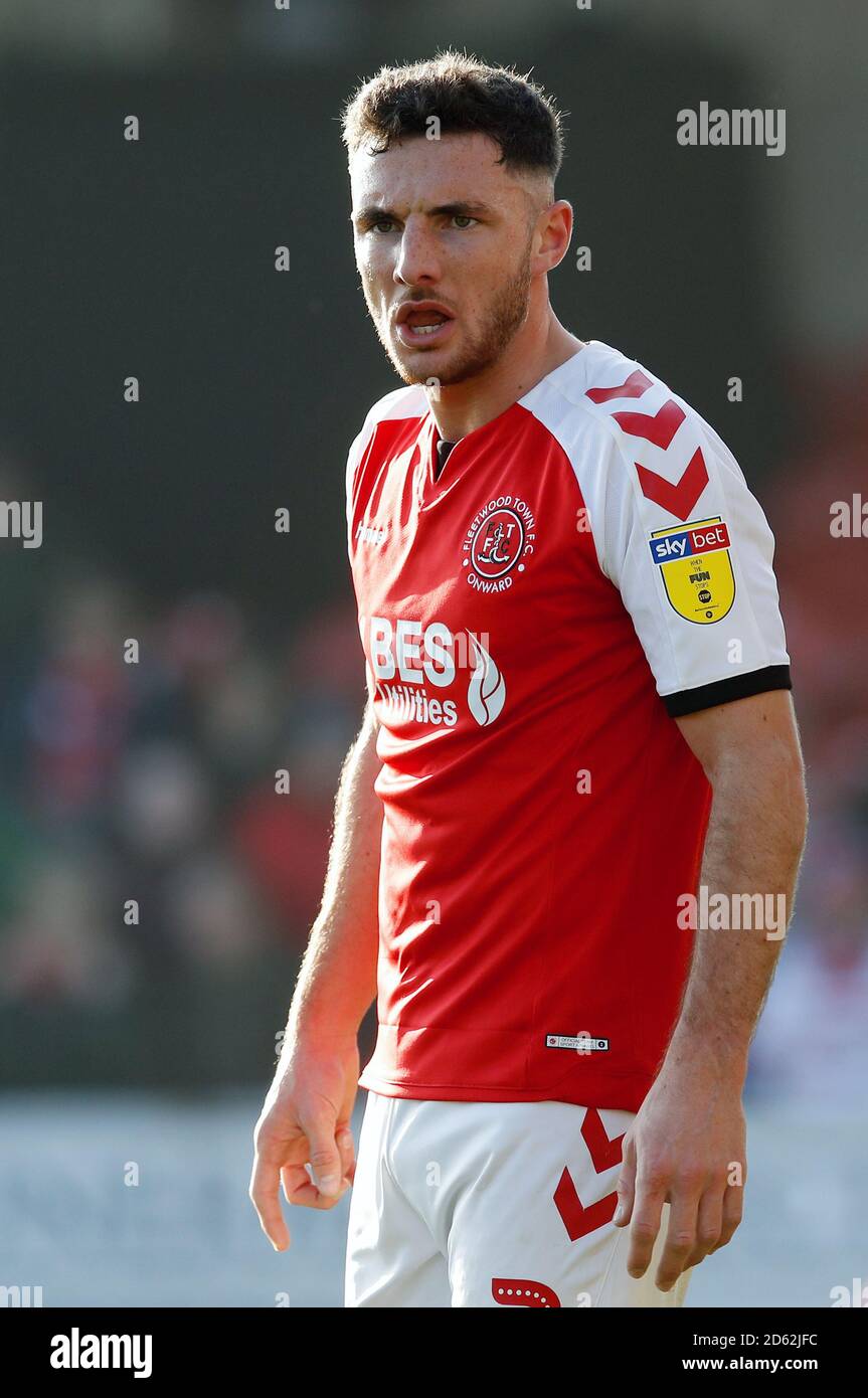 Lewie Coyle de Fleetwood Town Banque D'Images