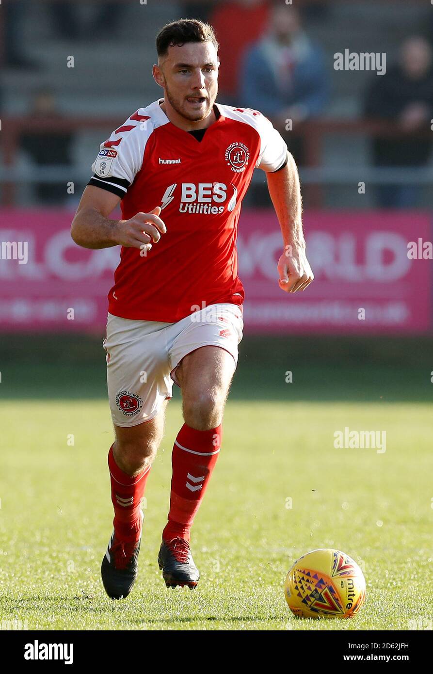 Lewie Coyle de Fleetwood Town Banque D'Images