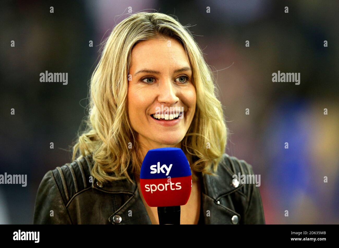 Tamsin Greenway, présentateur de Sky Sports Banque D'Images