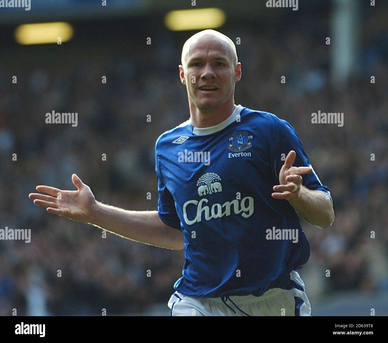 Andrew Johnson, Everton Banque D'Images